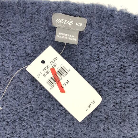 Aerie Alpaca Wool Women's Wrap Cardigan Sweater Dress Plush Robe - Size M - NWT - Picture 4 of 10